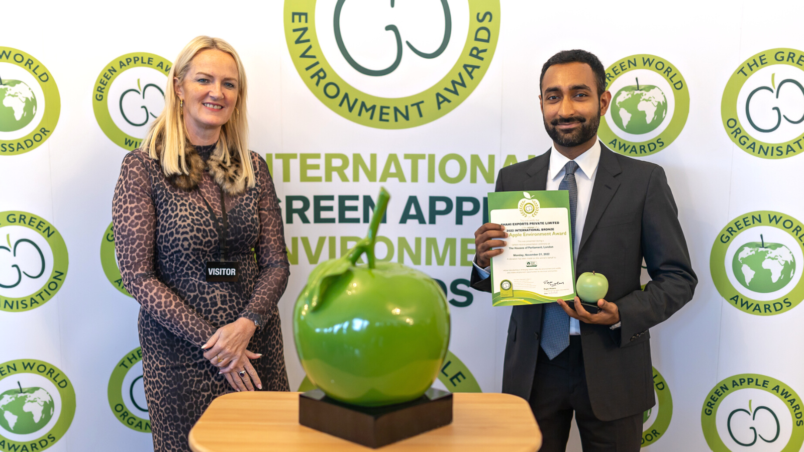 Shahi Exports Wins Two International Green Apple Awards